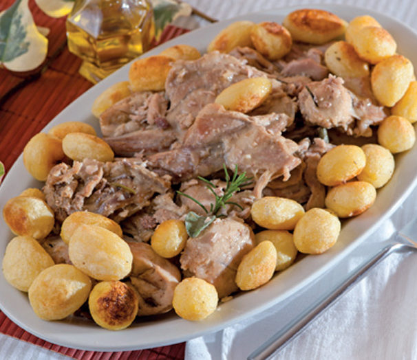 Cucinare Italy - rabbit casserole with potatoes