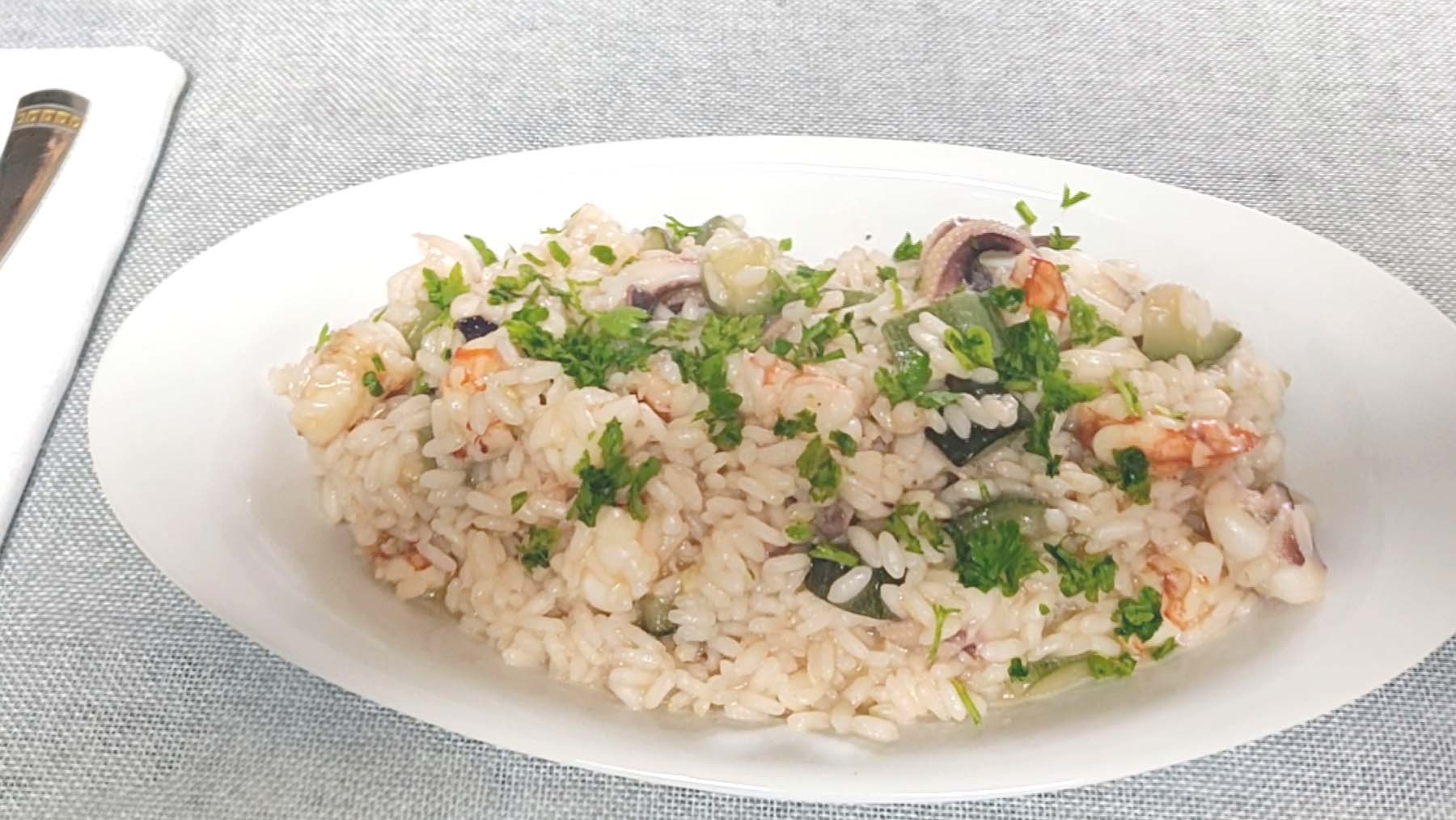 Cucinare Italy - risotto with prawns