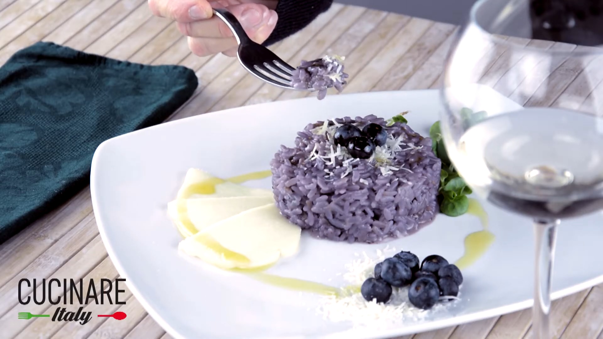 Risotto with Blueberries